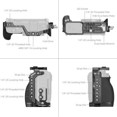 SmallRig - 5468 - Cage Kit Nikon ZR - Camera Cage